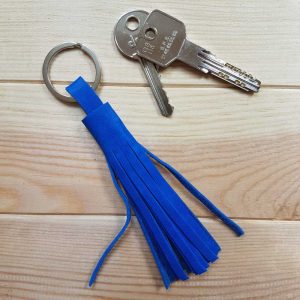 Porte clé pompon cuir – Image 5