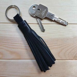 Porte clé pompon cuir – Image 9