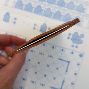 Etui carte bancaire cuir cognac – Image 5