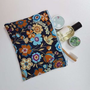 Trousse de maquillage motif grosses fleurs – Image 3