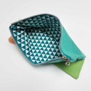 Trousse tissu multicolore recyclé – Image 5