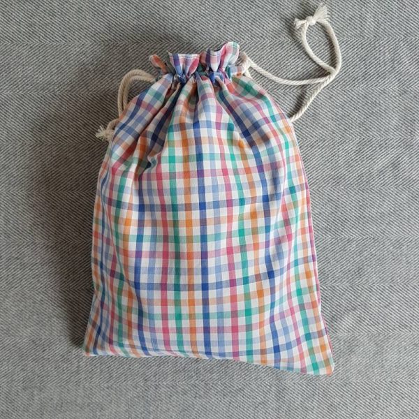 pochon en tissu recyclé