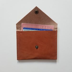 Pochette permis cuir végétal – Image 3
