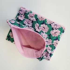 doublure de la pochette en rose